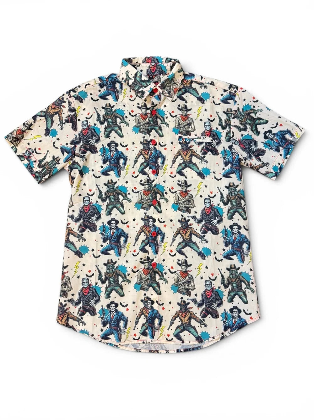 The Y'allternative Collection Cowboy Classic Monsters Button Up