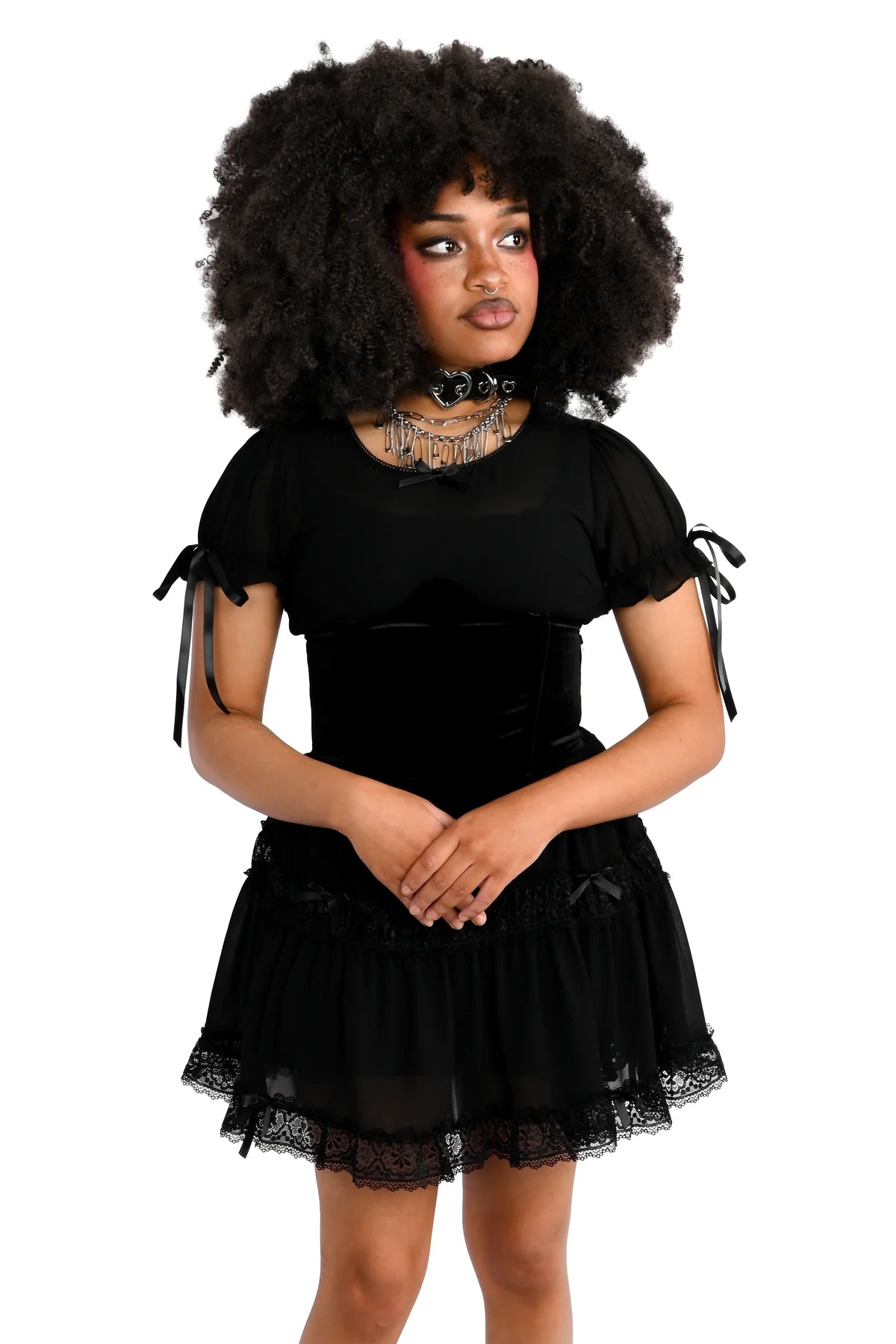 Foxblood Clarisse Babydoll Dress
