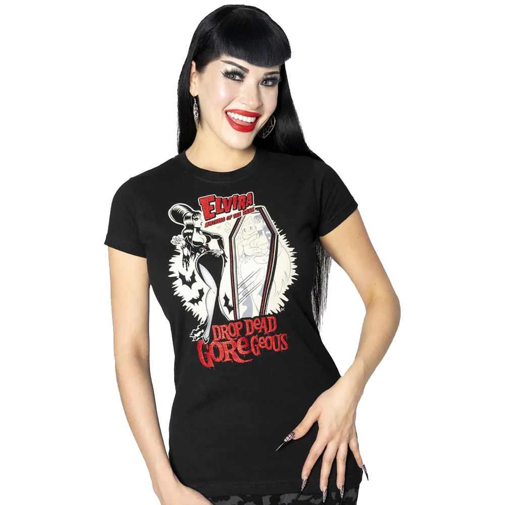Elvira Drop Dead Women's Tshirt