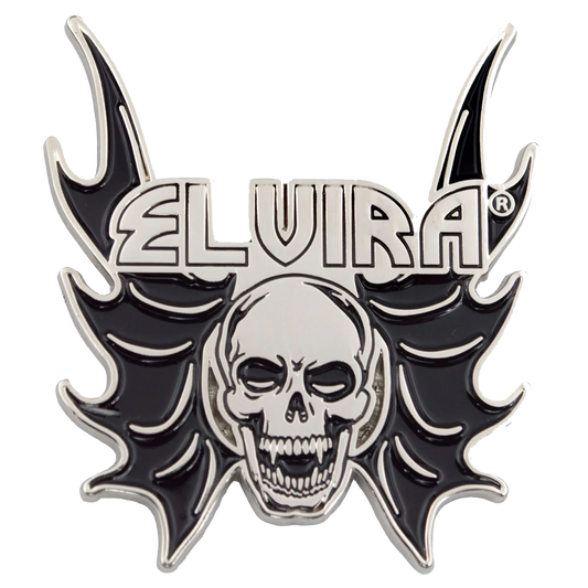 Elvira Tattoo Logo Enamel Pin