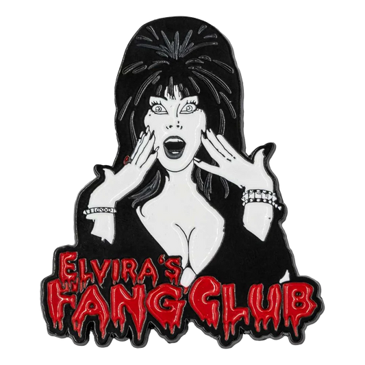 Elvira's Fang Club Enamel Pin