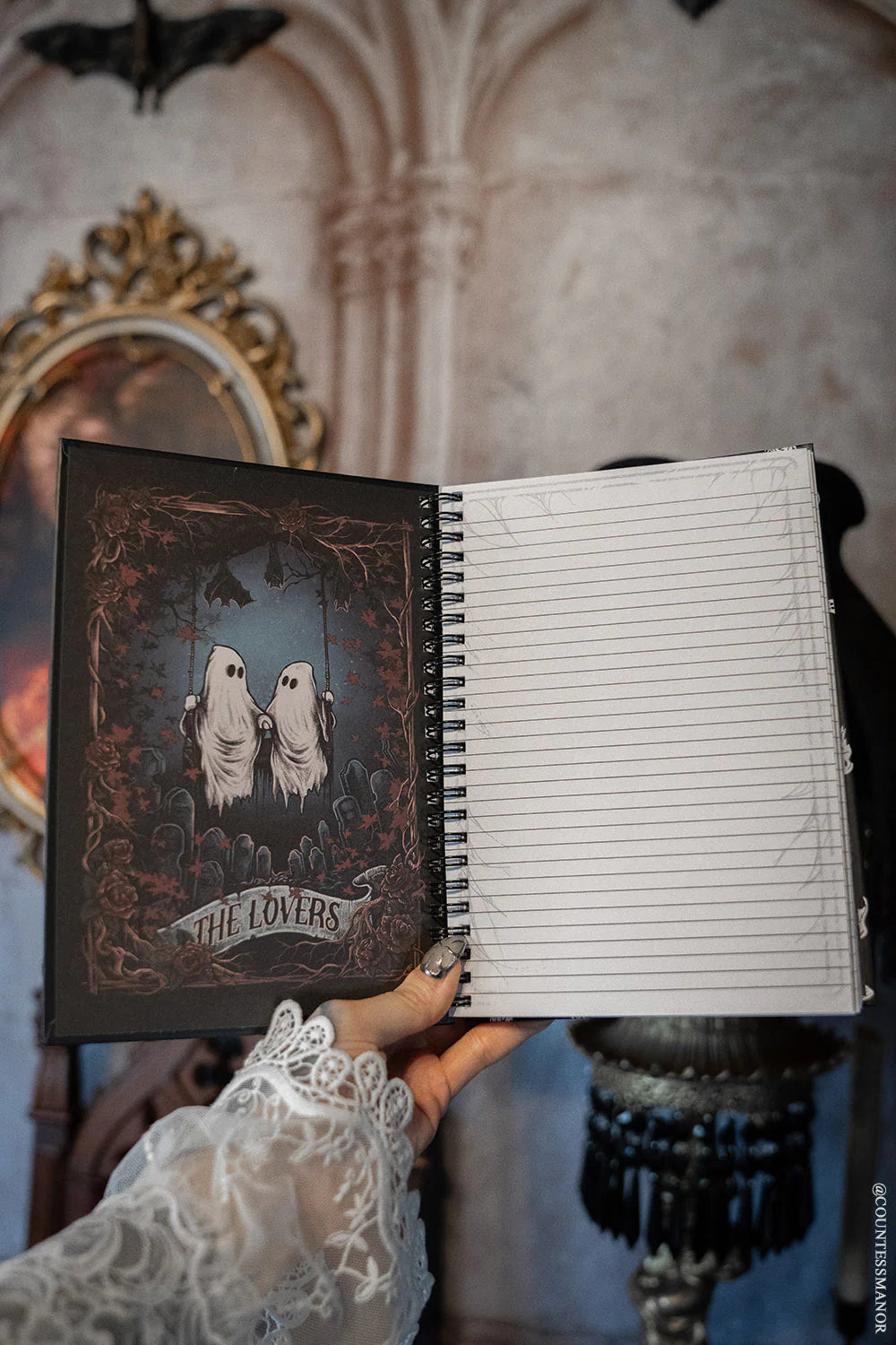 Ghost Love Spiral Notebook