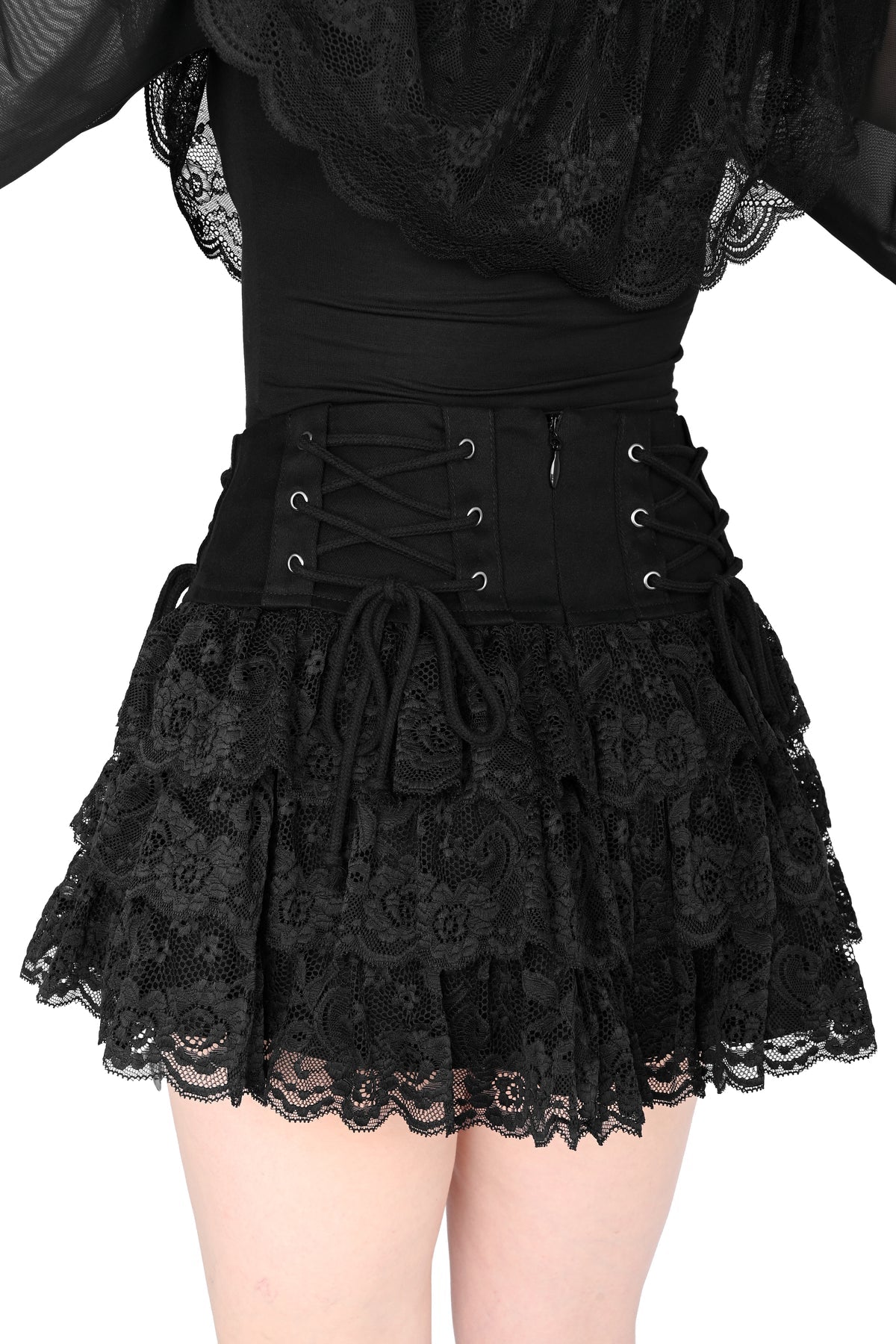 Foxblood Gia Garter Skirt