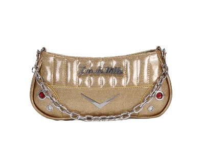 GOLD SPARKLE HOTROD TINY TOTE