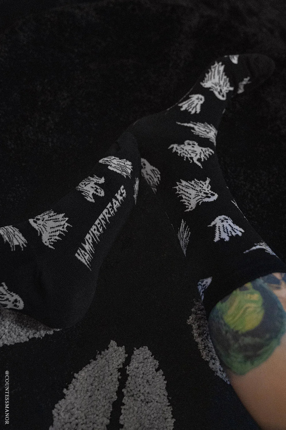 Creepy Crew Socks Ghost Host