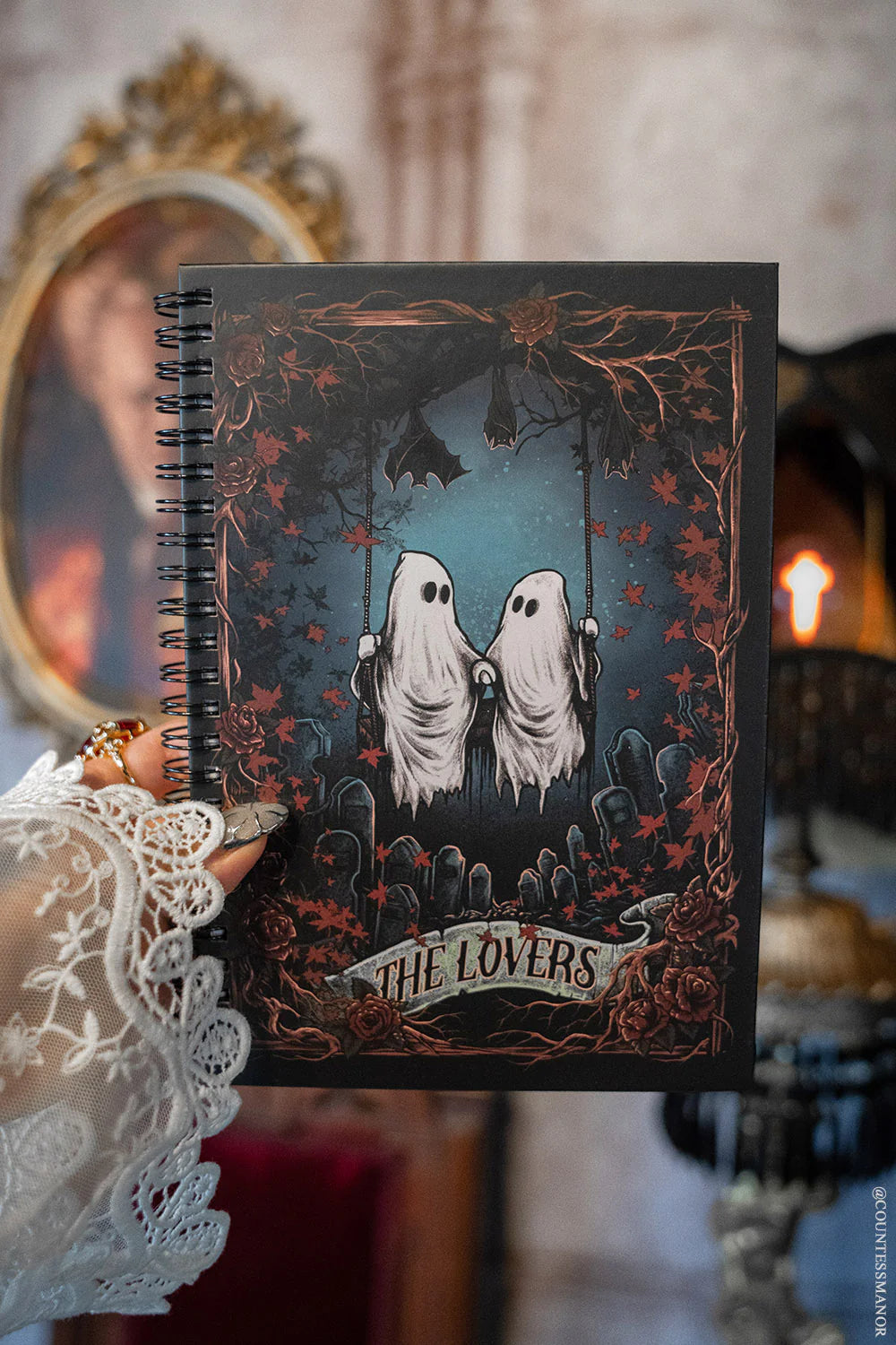 Ghost Love Spiral Notebook