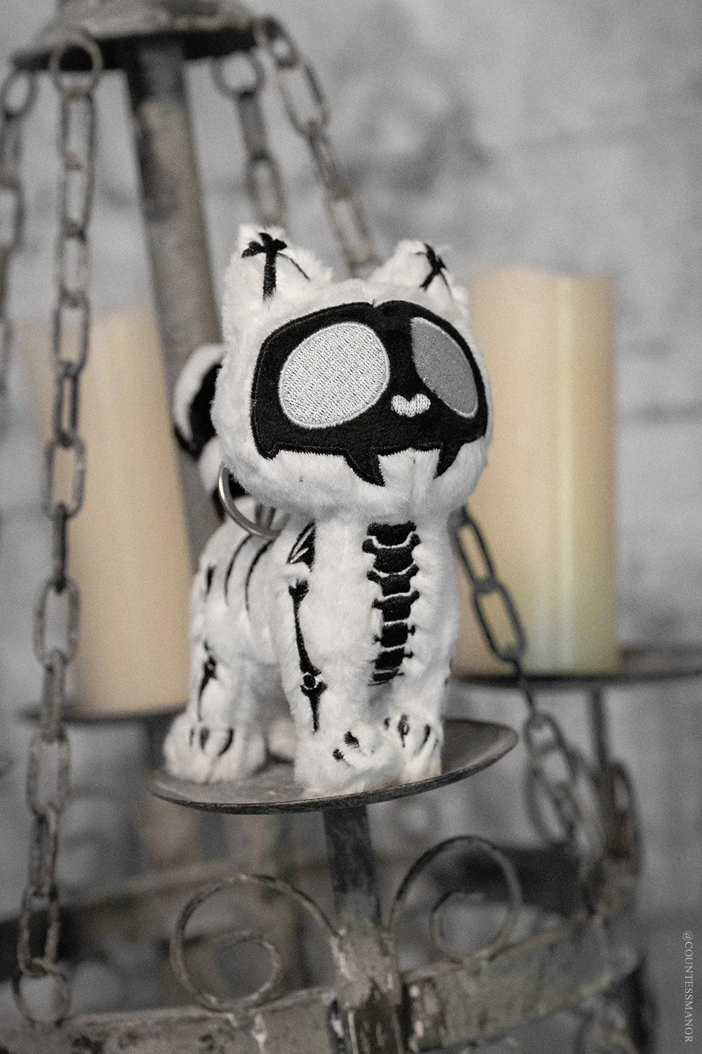 X-Ray Skelekitty Plush Keychain