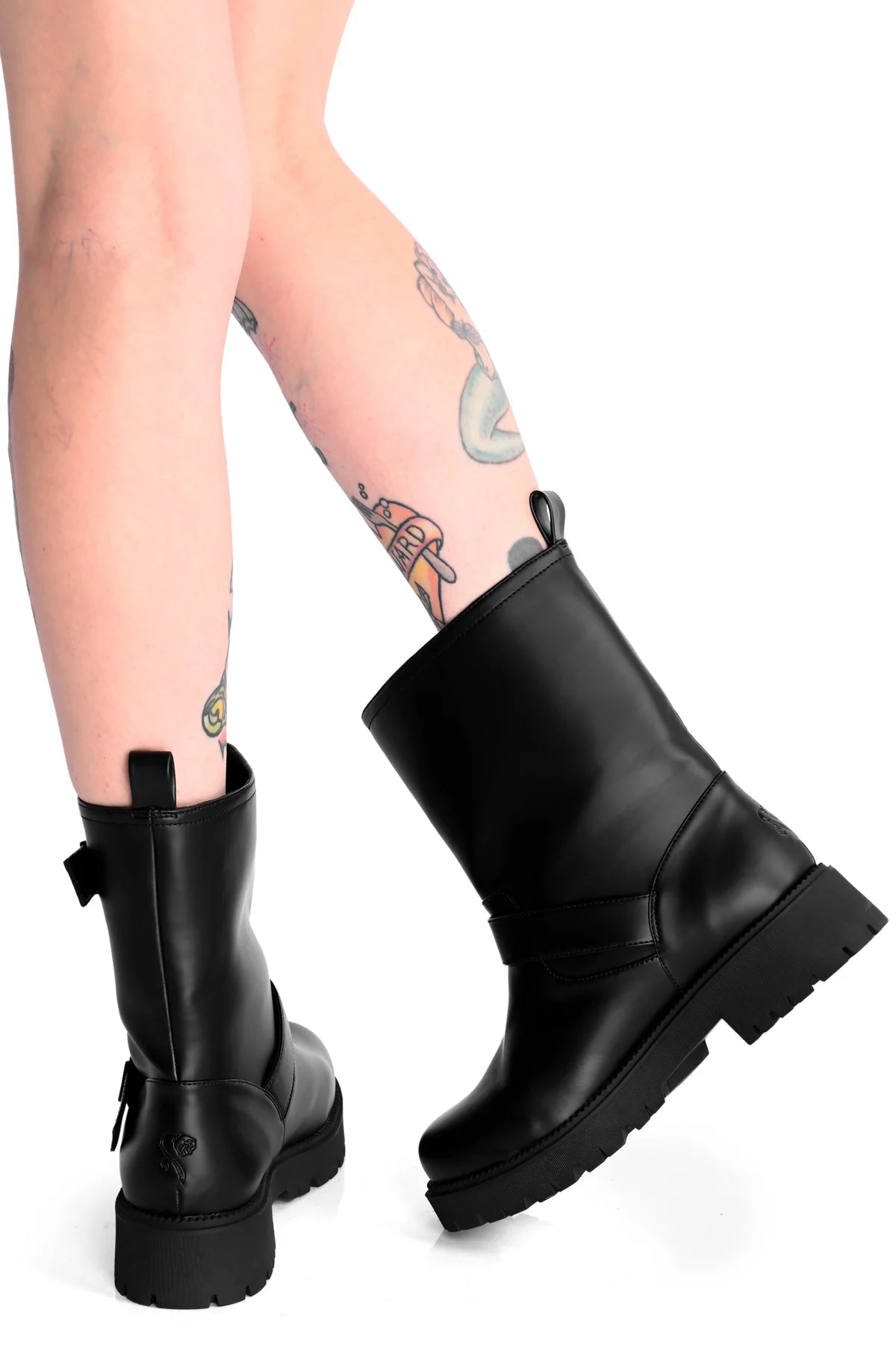 FOXBLOOD Goth Rainboot