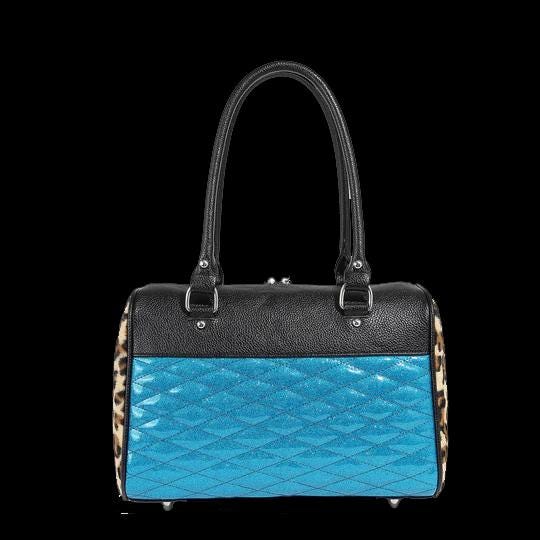 Villain Blue Sparkle Atomic Tote Medium