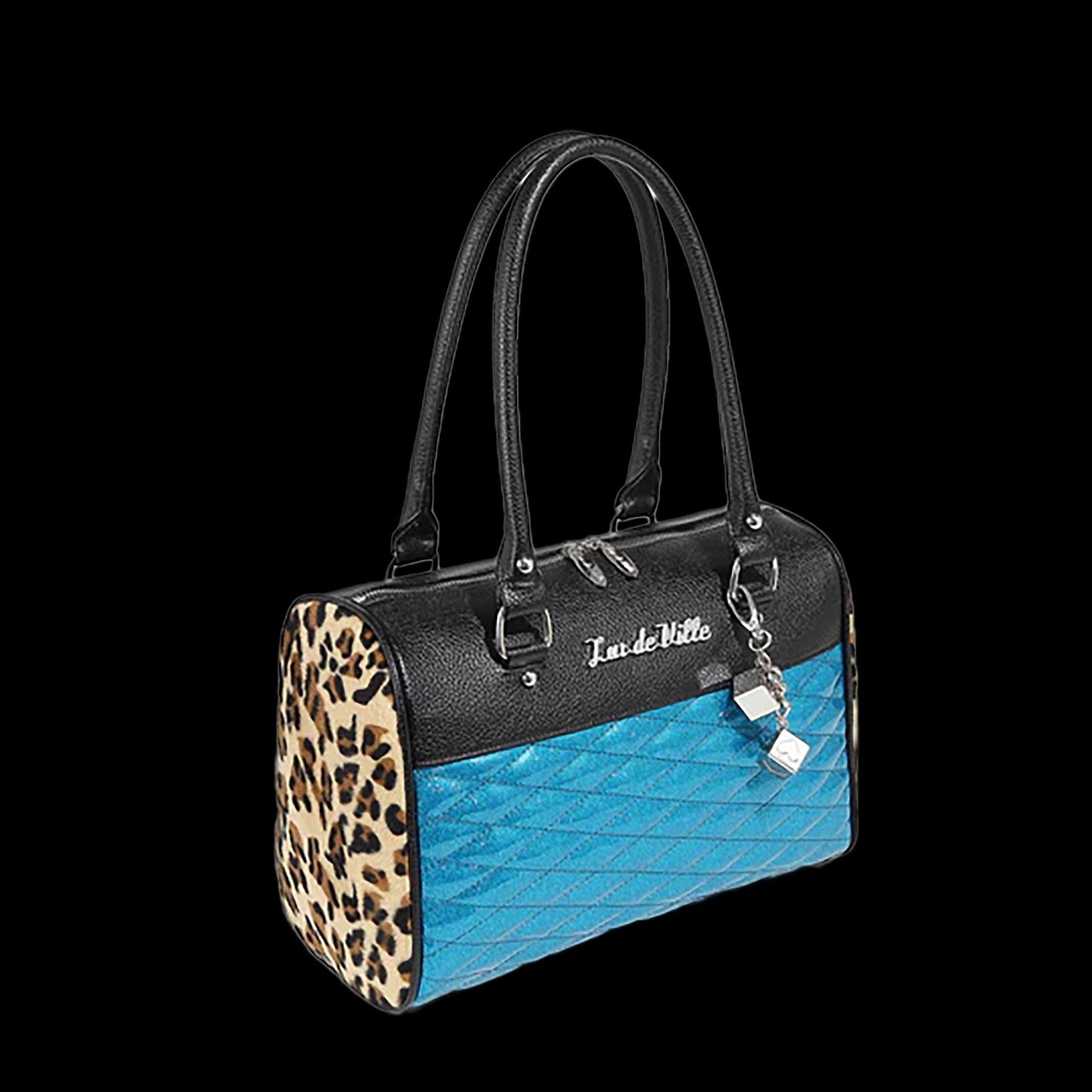 Villain Blue Sparkle Atomic Tote Medium