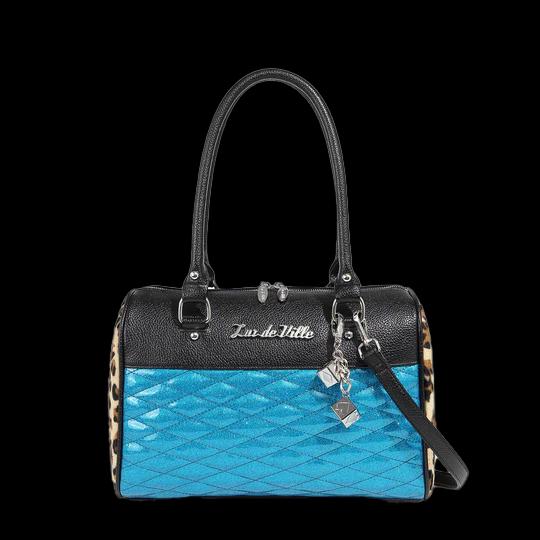 Villain Blue Sparkle Atomic Tote Medium