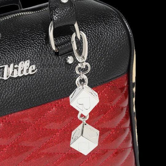 Red Rum Sparkle Atomic Tote Medium