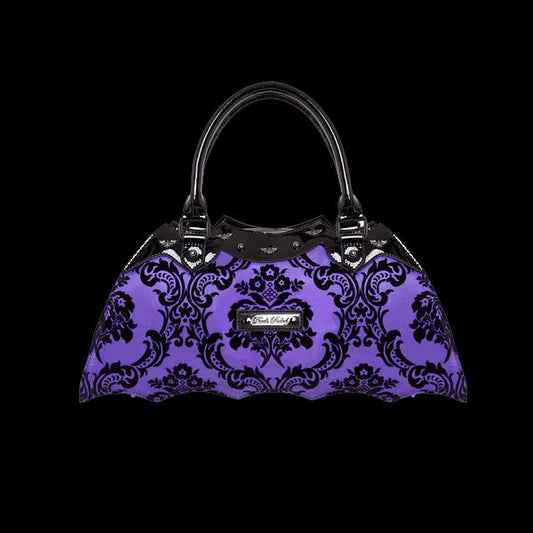 Damask Bat Shoulderbag in Violet