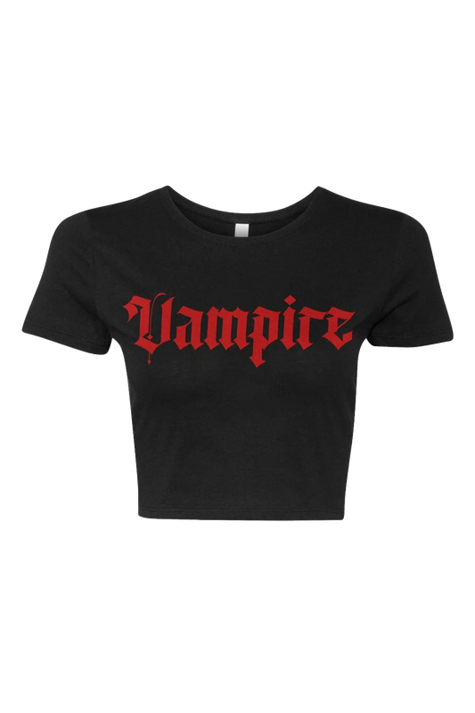 I'M A VAMPIRE CROP TOP