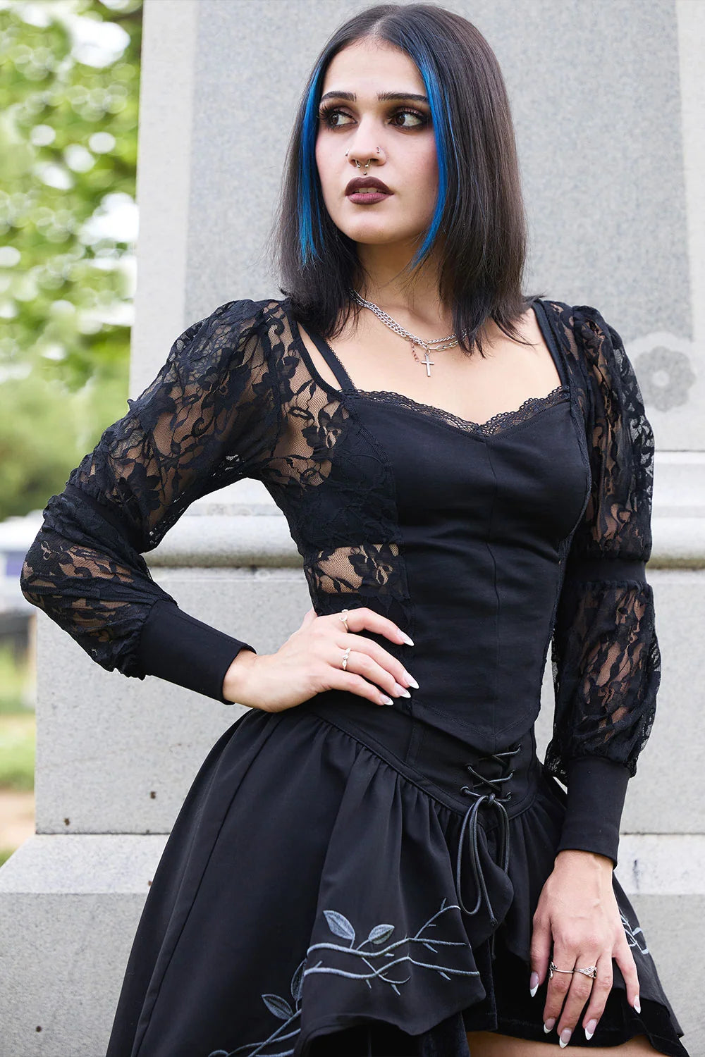 Moonlace Long Sleeve Top