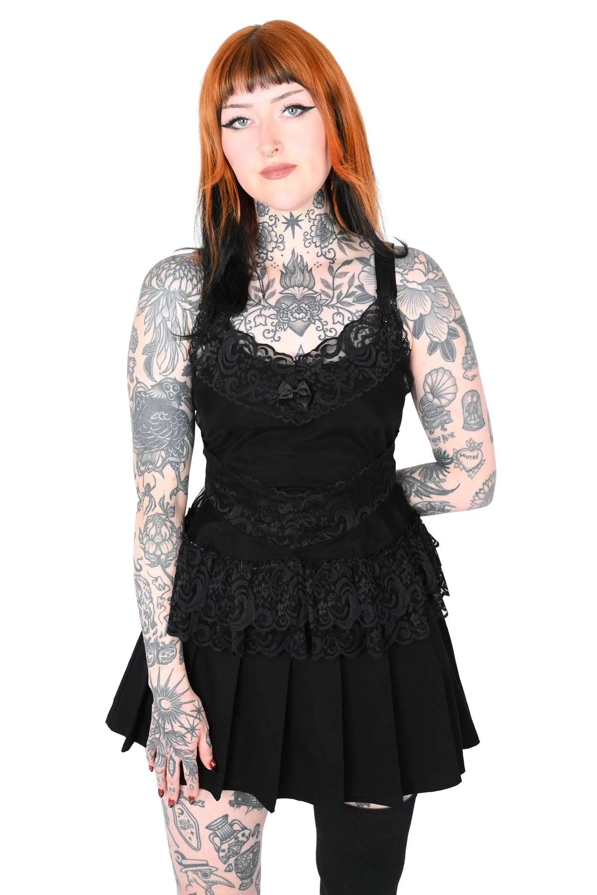 Foxblood Lily Lace Camisole