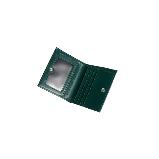 VENUS GREEN SPARKLE LOVE BIRD MINI WALLET