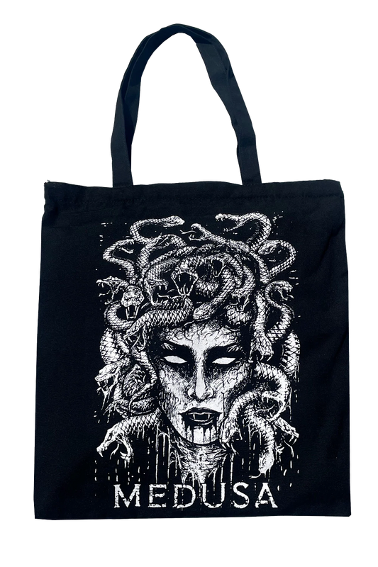 Medusa Zipper Tote Bag
