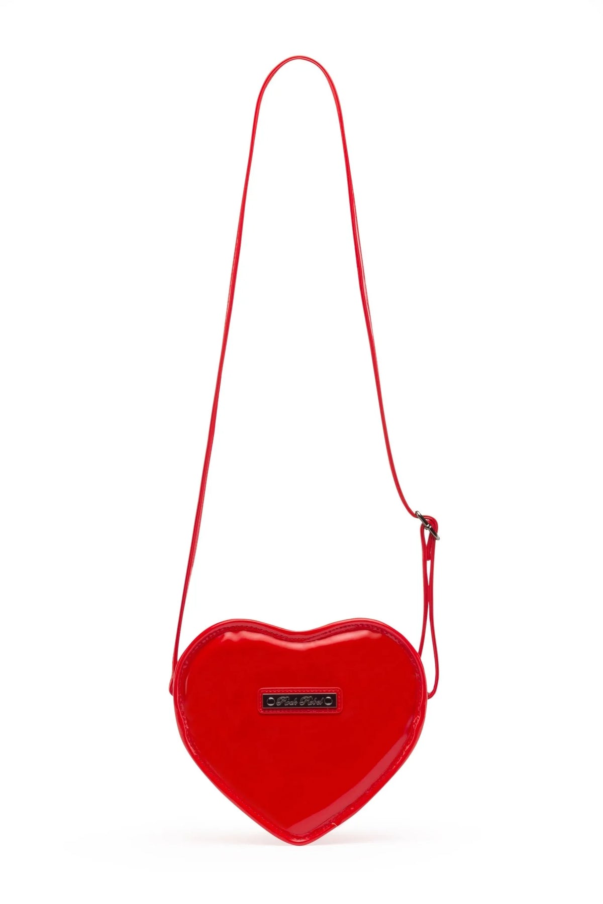 Rock Rebel Mina Bat Studed Crossbody Heart Vinyl