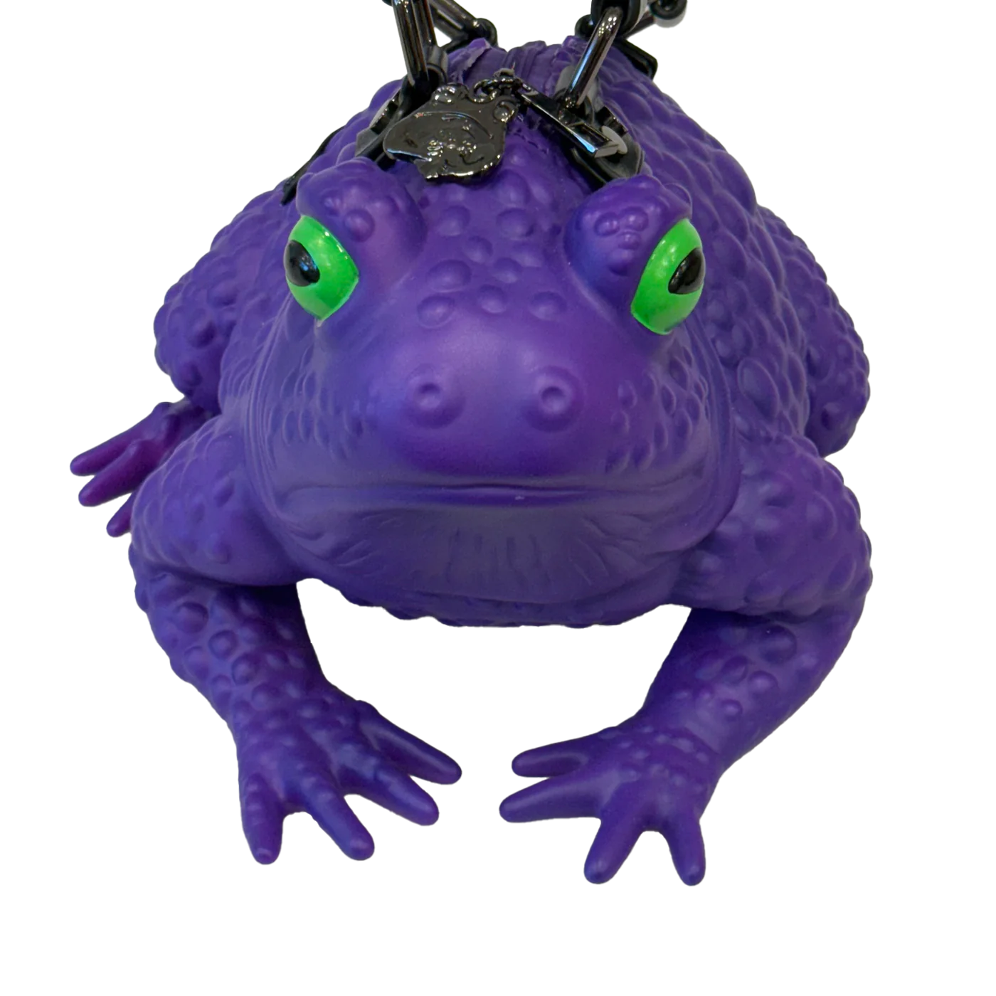 Dark Purple Toad Bag- Glow Eyes