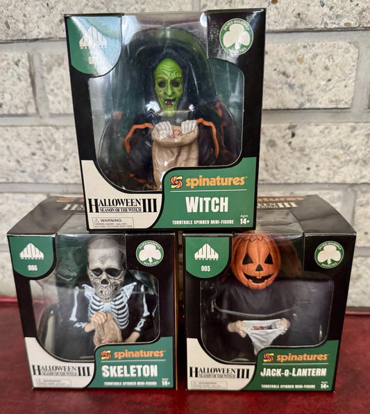 Halloween III Season Of The Witch: Waxwork Spinature Vinyl Figure Set Of 3