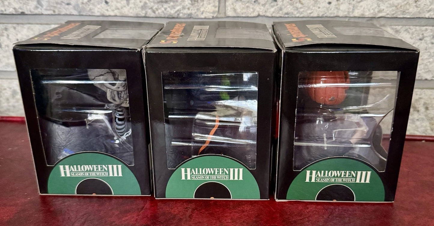Halloween III Season Of The Witch: Waxwork Spinature Vinyl Figure Set Of 3