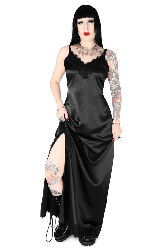 Foxblood Sasha Maxi Slip Dress