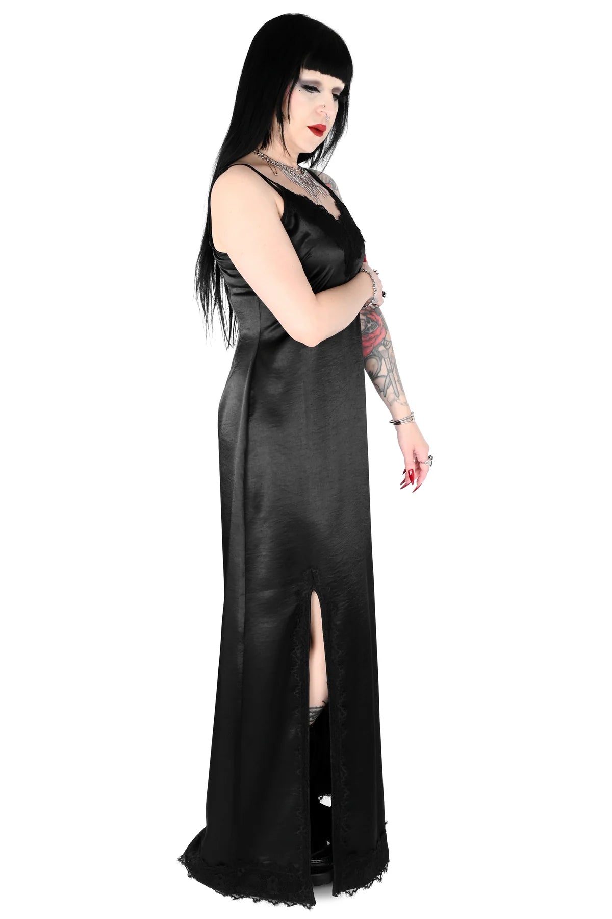 Foxblood Sasha Maxi Slip Dress