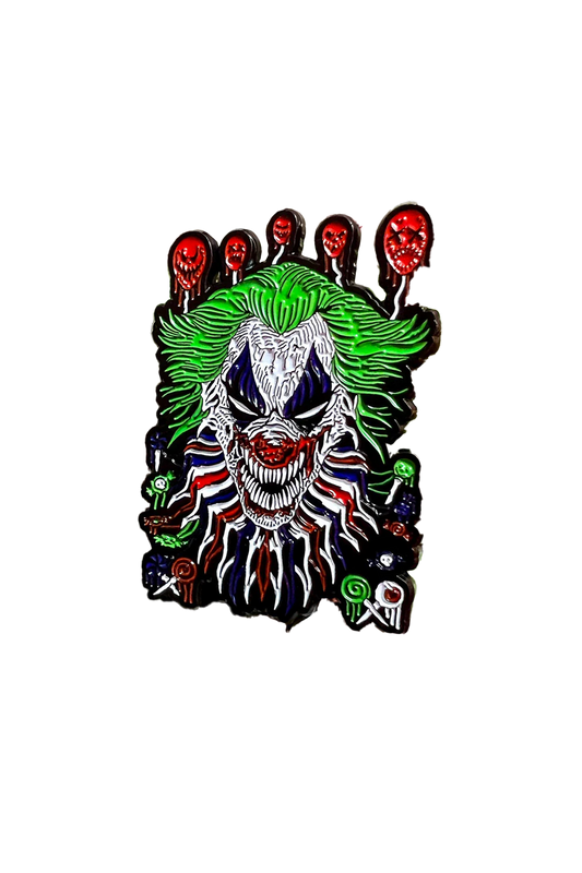 Killer Clown Enamel Pin