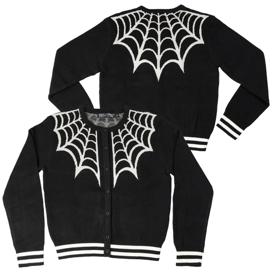 SPIDER WEB CARDIGAN