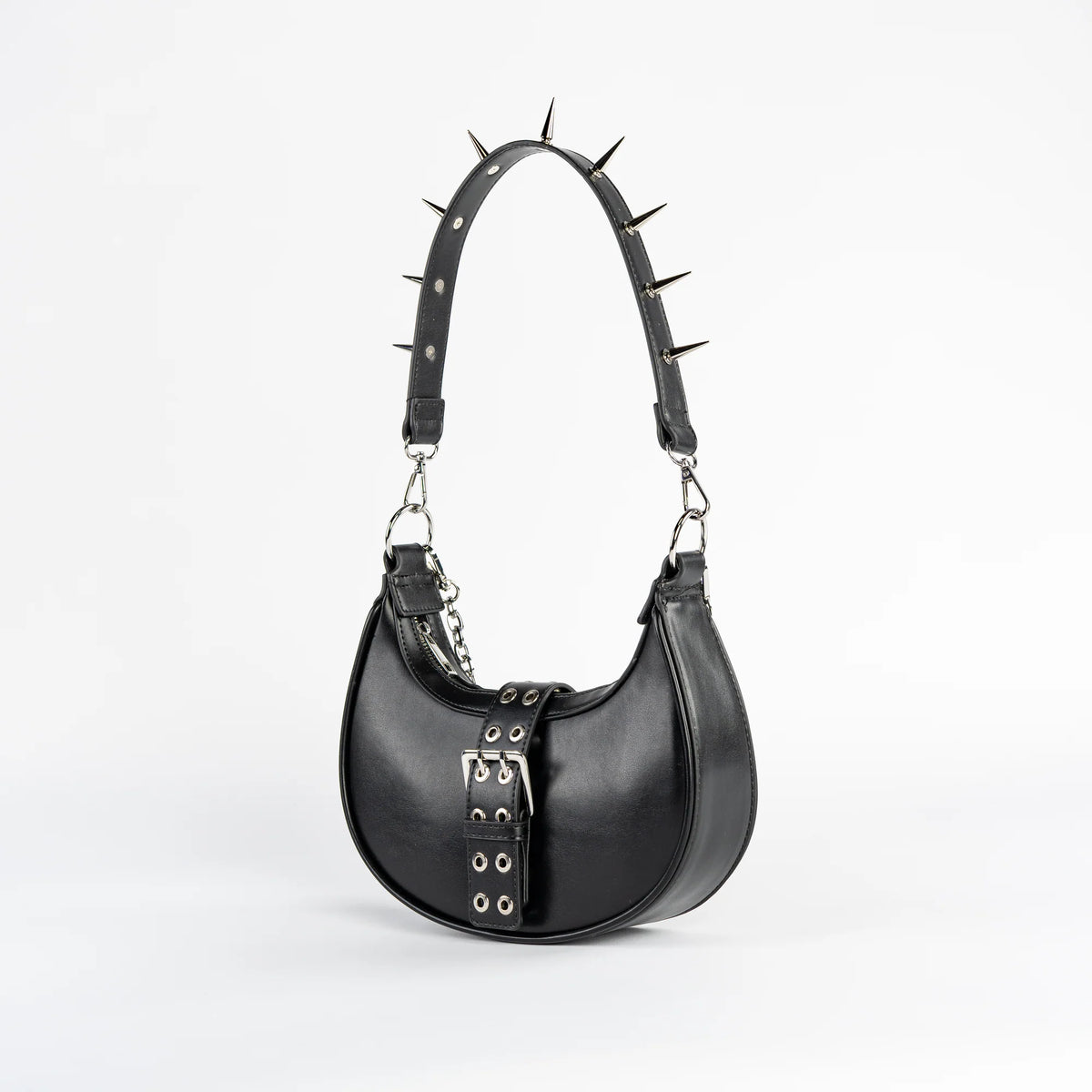 Wicked Misfit Chain and Spikes Handbag/Shoulder Bag
