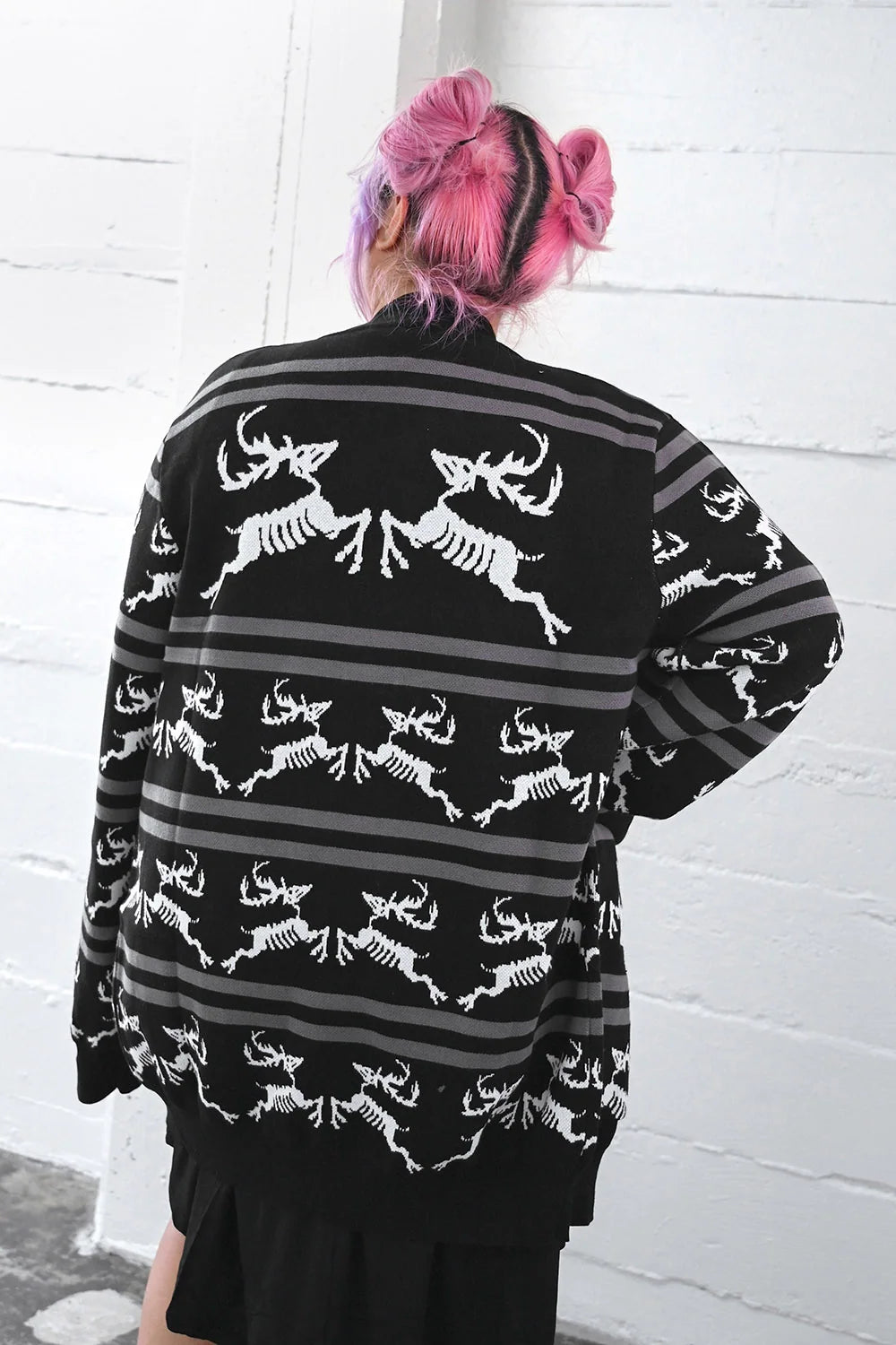 Foxblood Undead Reindeer Holiday Sweater