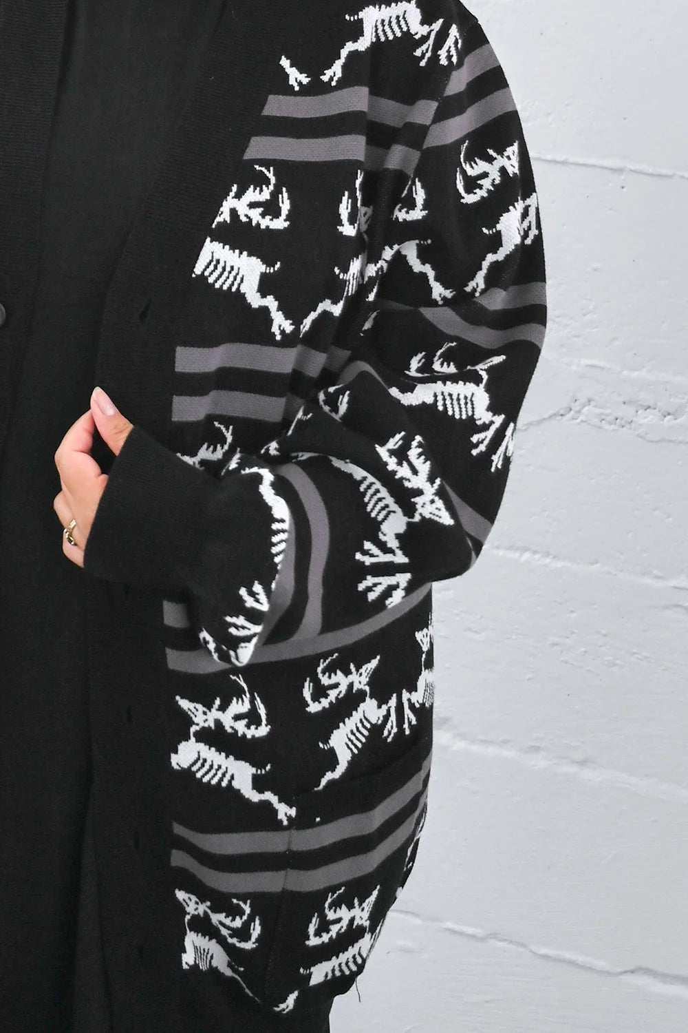 Foxblood Undead Reindeer Holiday Sweater