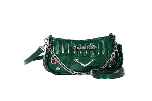 VENUS GREEN SPARKLE HOTROD TINY TOTE