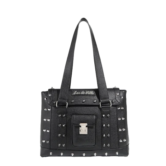 BLACK WEEKENDER TOTE MEDIUM