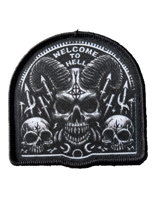 Welcome To Hell Tactical Velcro Patch