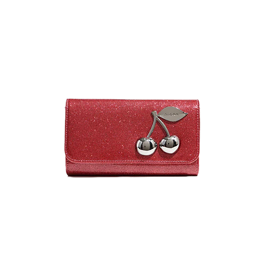PINK BUBBLY SPARKLE WILD CHERRY WALLET