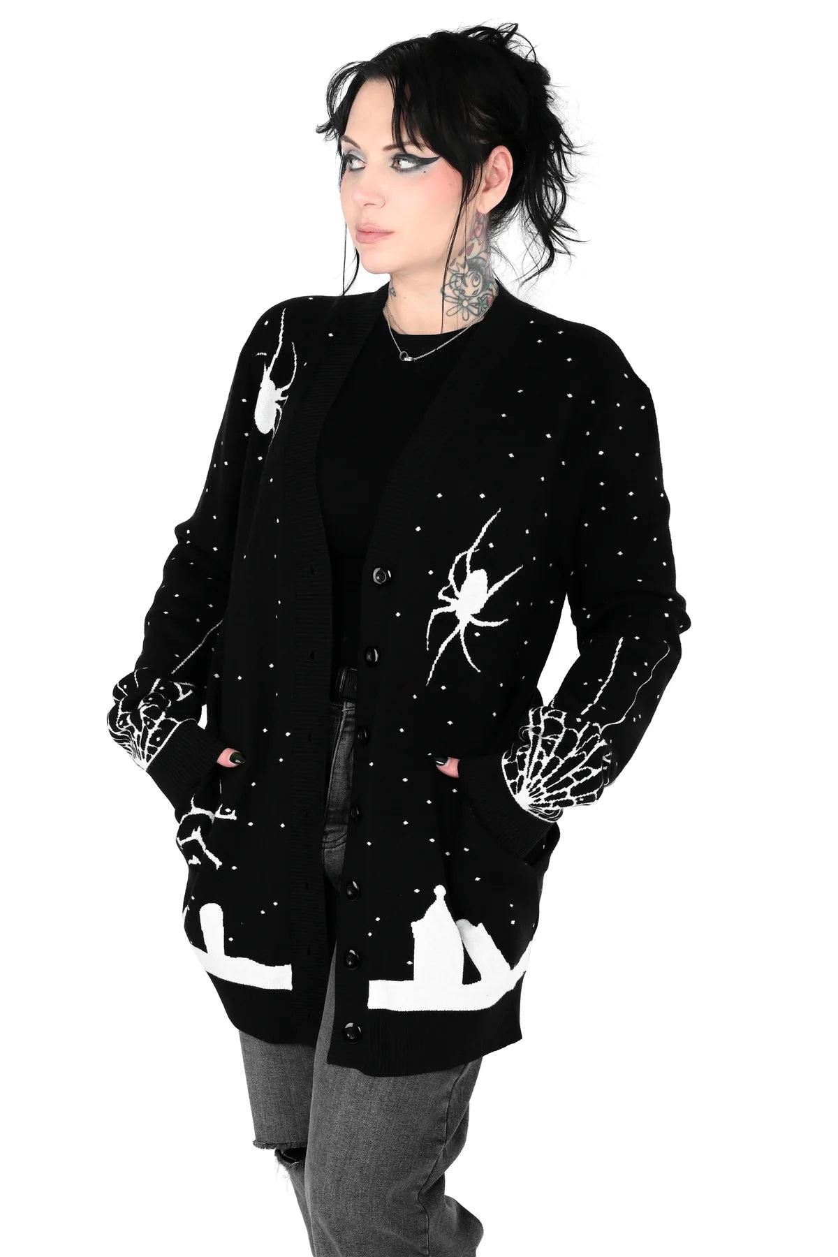 FOXBLOOD Old Burial Ground Cardigan Sweater