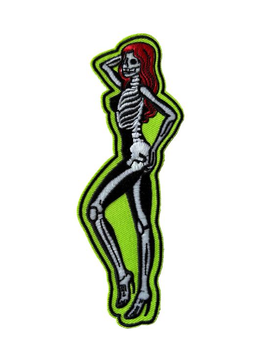 Pin Up Skeleton Patch